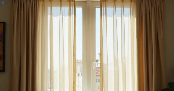 Dull dusty drapes in balgownie-nsw before professional cleaning